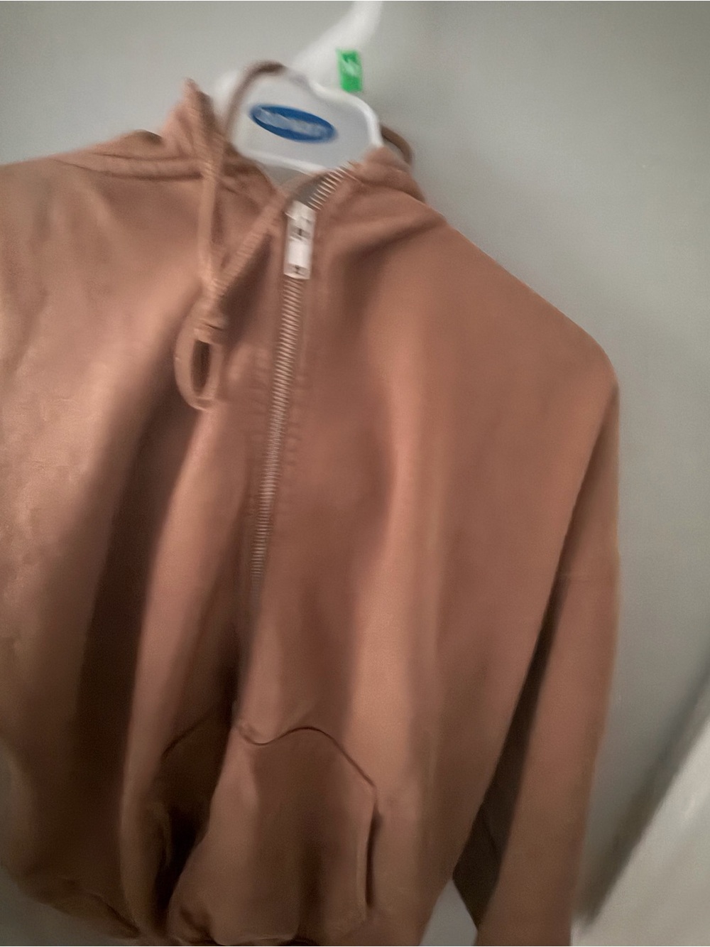 Brandy Melville Brown Sherpa-Lined Zip Jacket
